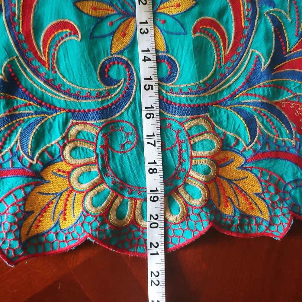 Flying Tomato Embroidery Boho Summer Dress Size S - Picture 15 of 17